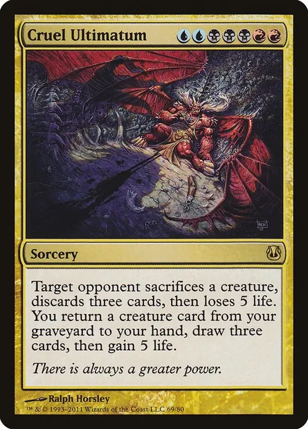 Cruel Ultimatum, Magic card DDH 69 — Duel Decks: Ajani vs. Nicol Bolas set