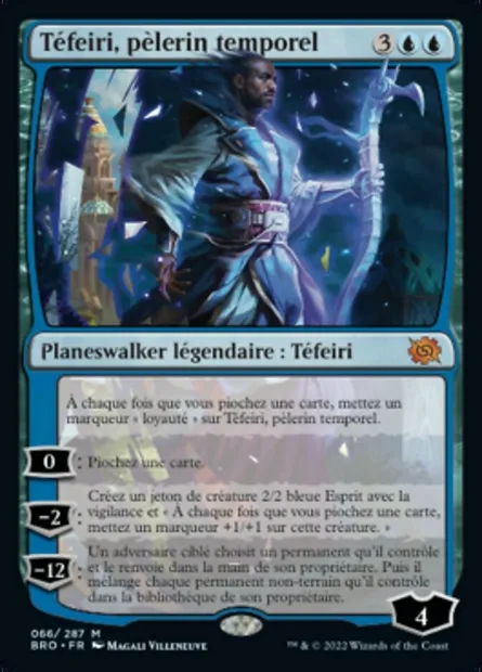 Téfeiri, pèlerin temporel, carte Magic BRO 66 — extension La Guerre Fratricide