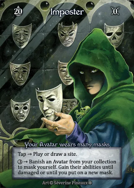 Imposter, carte Sorcery GOT 006 — extension Gothic