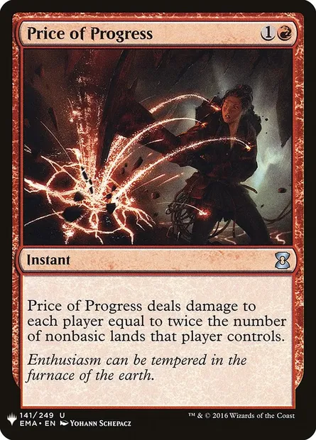 Prix du progrès, carte Magic PLST EMA-141 — extension The List