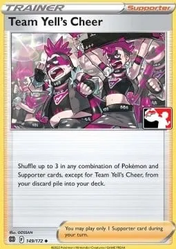 Encouragement de la Team Yell, carte Pokémon PPS 149-2 — extension Play! Pokémon Prize Pack Series