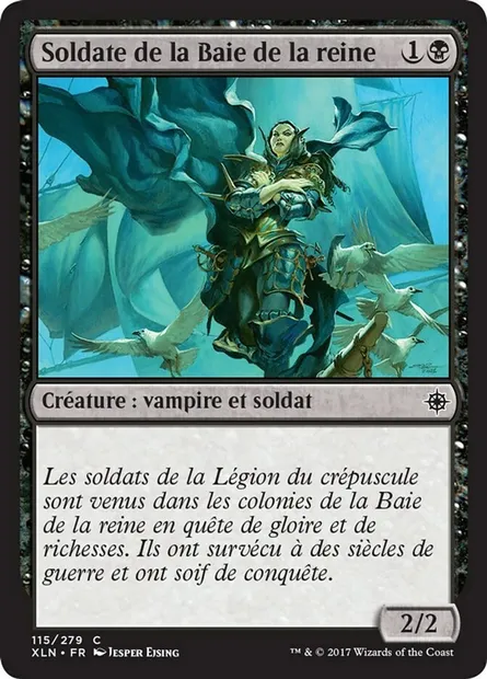 Soldate de la Baie de la reine, carte Magic XLN 115 — extension Ixalan