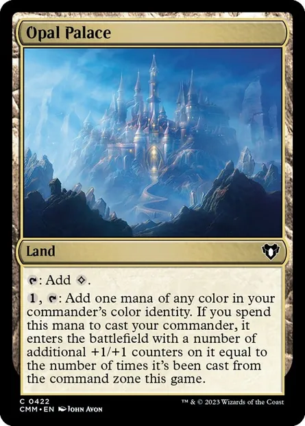Opal Palace, Magic card CMM 422 — Commander Masters set