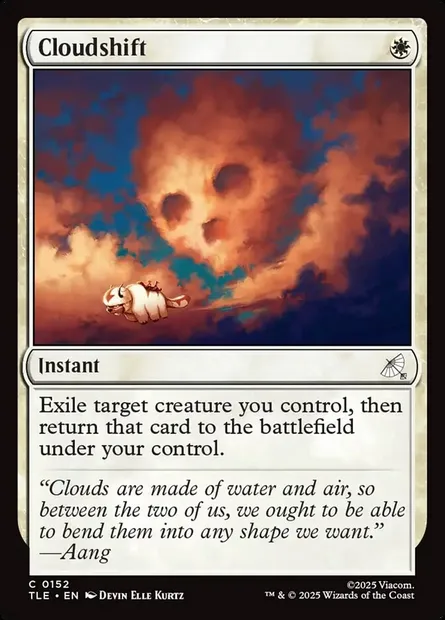 Cloudshift, Magic card TLE 152 — Avatar: The Last Airbender Eternal set