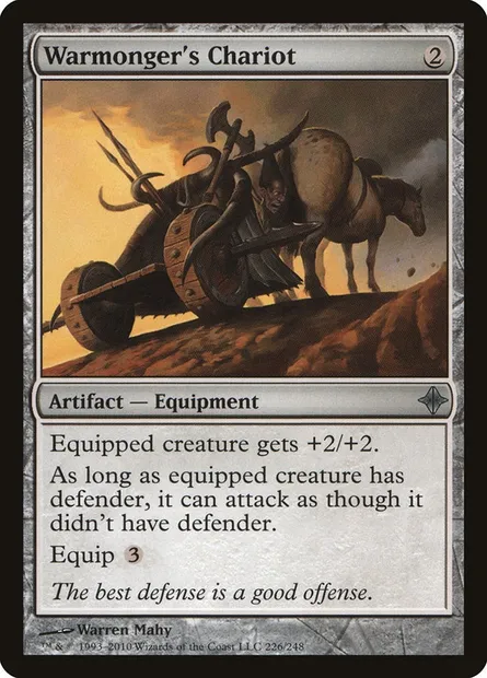 Warmonger's Chariot, Magic card ROE 226 — Rise of the Eldrazi set