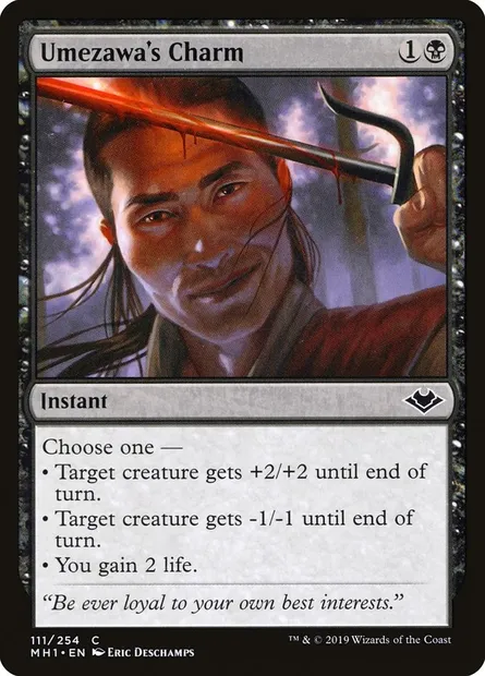 Umezawa's Charm, Magic card MH1 111 — Modern Horizons set