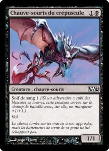 Chauve-souris du crépuscule, carte Magic M12 97 — extension Magic 2012