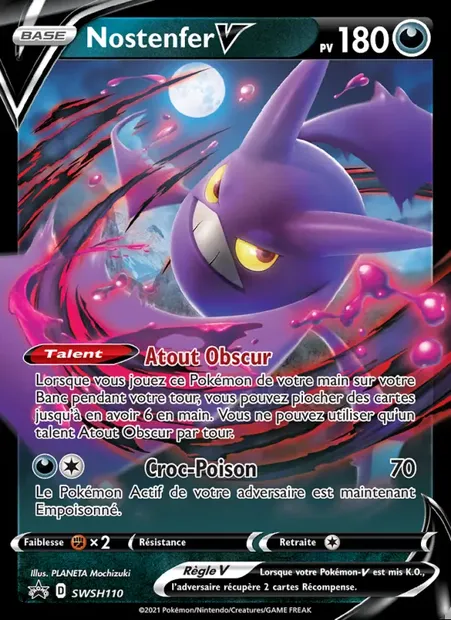 Nostenfer V, carte Pokémon SWSH 110 — extension Promo SWSH