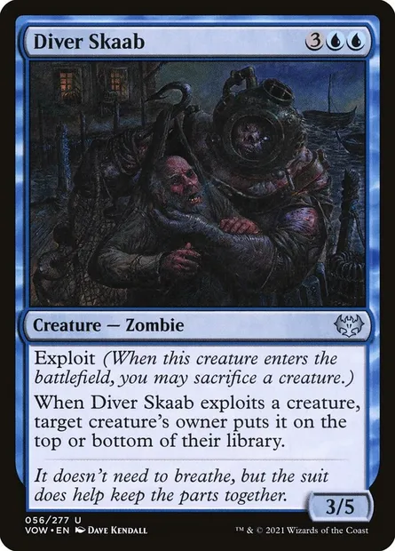 Diver Skaab, Magic card VOW 56 — Innistrad: Crimson Vow set