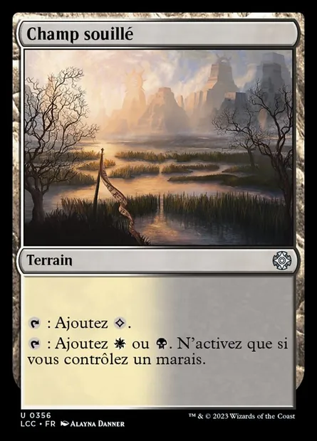 Champ souillé, carte Magic LCC 356 — extension The Lost Caverns of Ixalan Commander