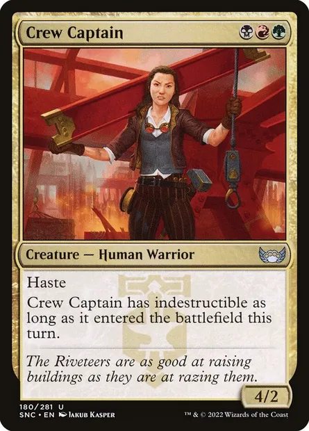 Crew Captain, Magic card SNC 180 — Streets of New Capenna set