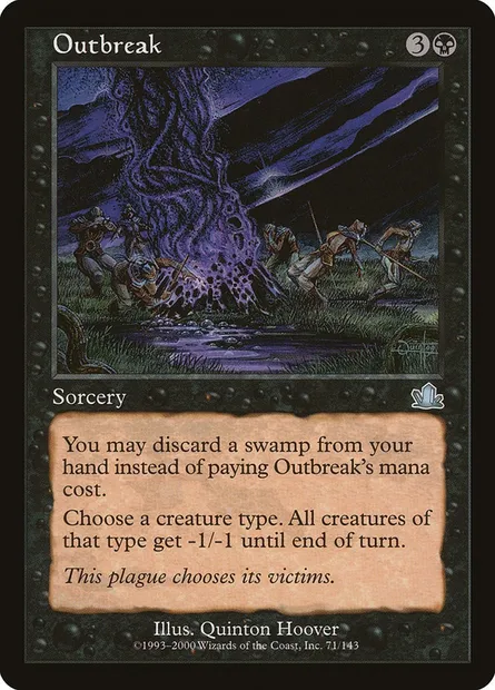 Outbreak, Magic card PCY 71 — Prophecy set