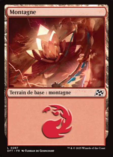 Montagne, carte Magic DFT 287 — extension Aetherdrift