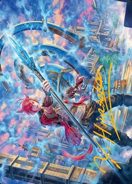 G'raha Tia, Scion Reborn // G'raha Tia, Scion Reborn, carte Magic AFIN 19 — extension Final Fantasy Art Series