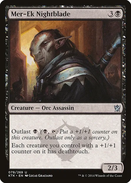 Mer-Ek Nightblade, Magic card KTK 79 — Khans of Tarkir set