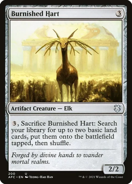Burnished Hart, Magic card AFC 200 — Forgotten Realms Commander set