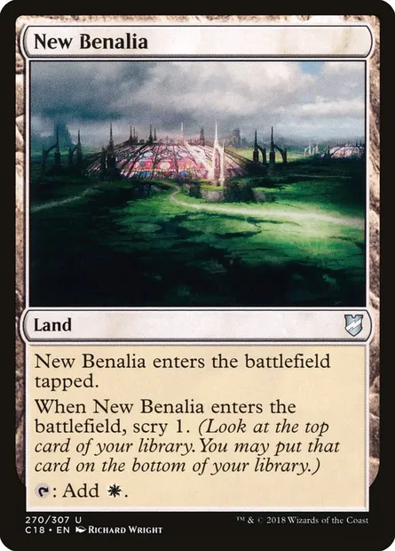 New Benalia, Magic card C18 270 — Commander 2018 set
