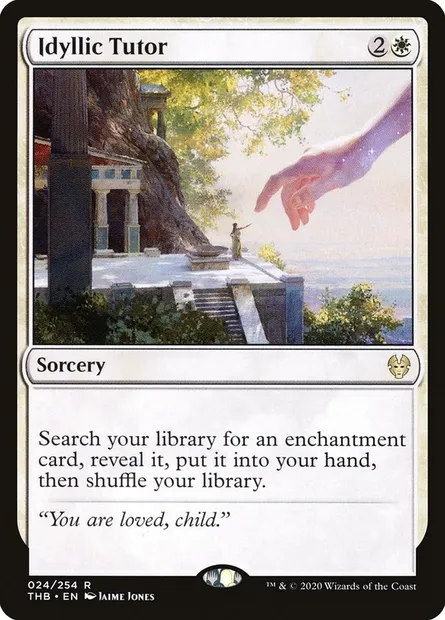 Idyllic Tutor, Magic card THB 24 — Theros Beyond Death set