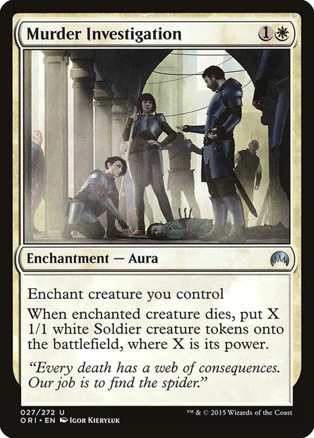Murder Investigation, Magic card ORI 27 — Magic Origins set