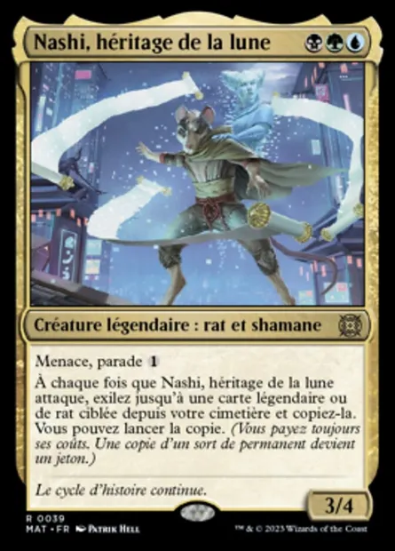 Nashi, héritage de la lune, carte Magic MAT 39 — extension L'invasion des machines : le jour d'après