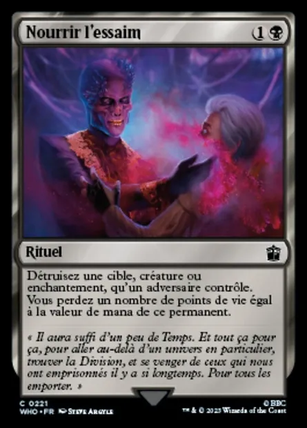 Nourrir l'essaim, carte Magic WHO 221 — extension Doctor Who