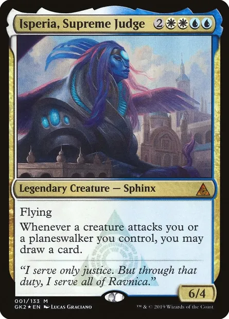 Isperia, Supreme Judge, Magic card GK2 1 — RNA Guild Kit set