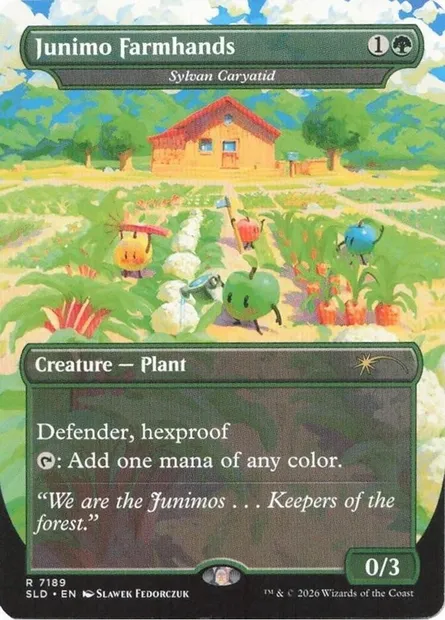 Sylvan Caryatid, Magic card SLD 7189 — Secret Lair Drop set