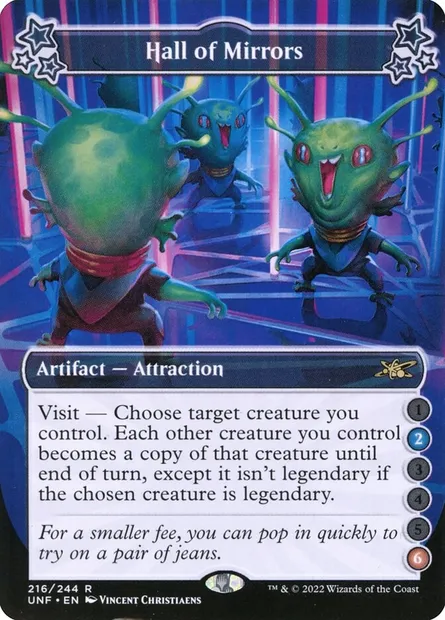 Hall of Mirrors, Magic card UNF 216a — Unfinity set