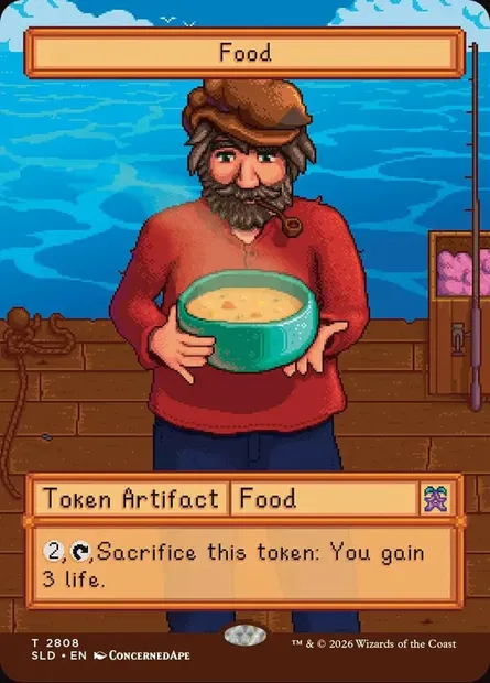 Food, carte Magic SLD 2808 — extension Secret Lair Drop