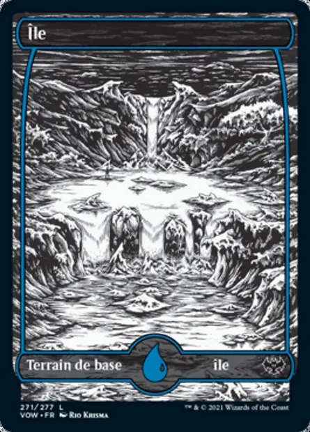 Île, carte Magic VOW 271 — extension Innistrad : noce écarlate