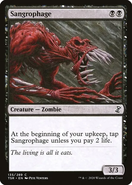 Sangrophage, Magic card TSR 135 — Time Spiral Remastered set