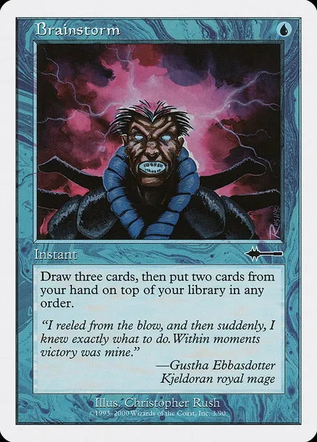 Brainstorm, Magic card BTD 3 — Beatdown Box Set set