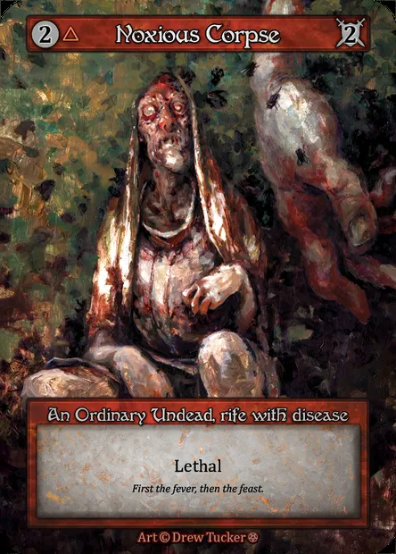 Noxious Corpse, Sorcery card GOT 137 — Gothic set