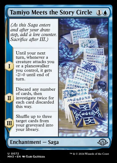 Tamiyo Meets the Story Circle, Magic card MH3 72 — Modern Horizons 3 set
