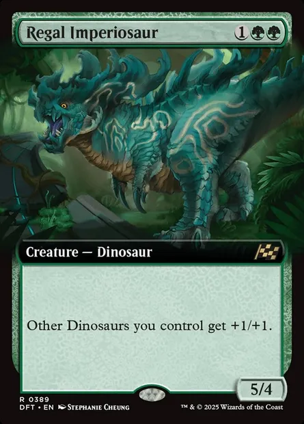Regal Imperiosaur, Magic card DFT 389 — Aetherdrift set