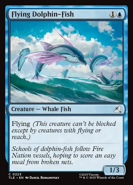 Flying Dolphin-Fish, Magic card TLE 223 — Avatar: The Last Airbender Eternal set