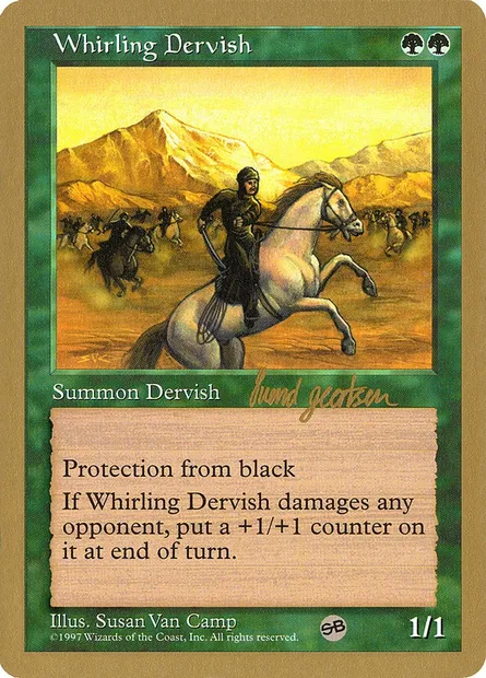 Whirling Dervish, Magic card WC97 sg341sb — World Championship Decks 1997 set