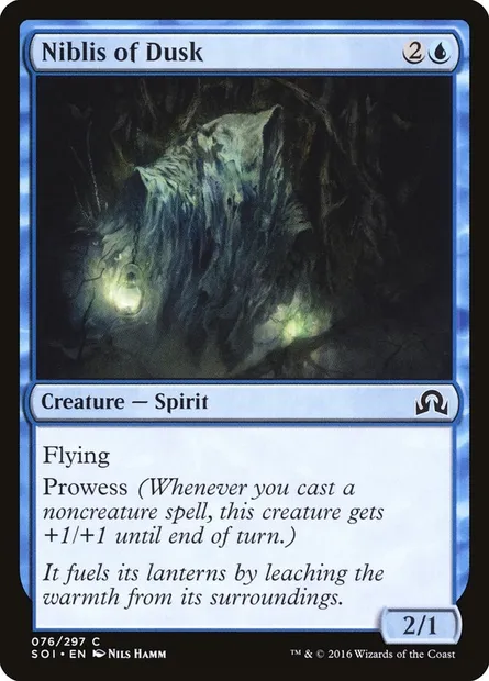 Niblis of Dusk, Magic card SOI 76 — Shadows over Innistrad set
