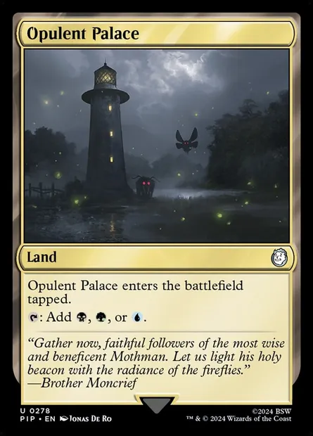 Opulent Palace, Magic card PIP 278 — Fallout set