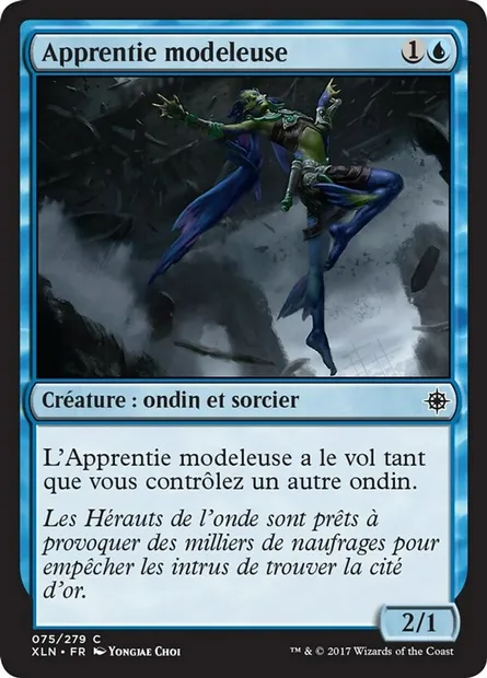 Apprentie modeleuse, carte Magic XLN 75 — extension Ixalan