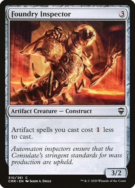 Foundry Inspector, Magic card CMR 310 — Commander Legends set