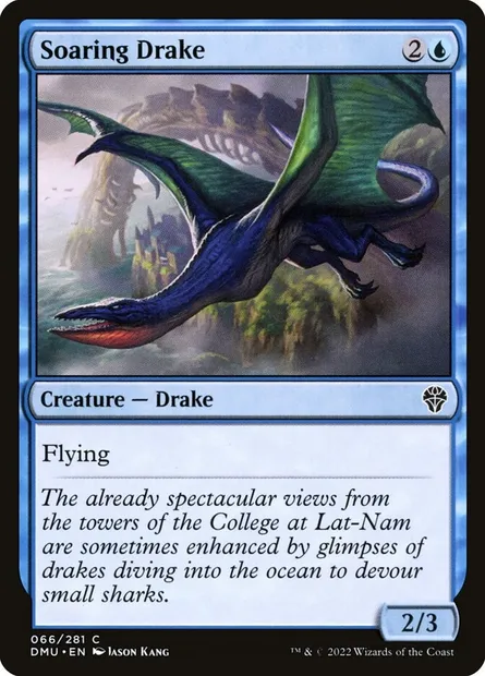 Soaring Drake, Magic card DMU 66 — Dominaria United set