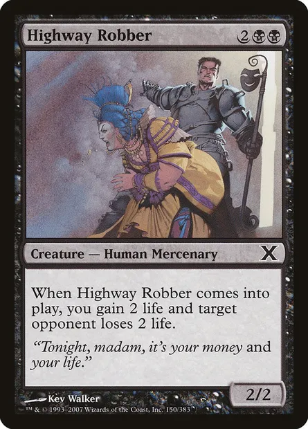 Highway Robber, Magic card 10E 150 — Tenth Edition set