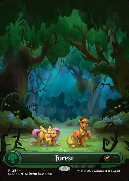 Forêt, carte Magic SLD 2544 — extension Secret Lair Drop
