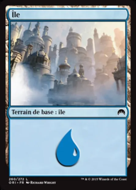 Île, carte Magic ORI 260 — extension Magic Origines