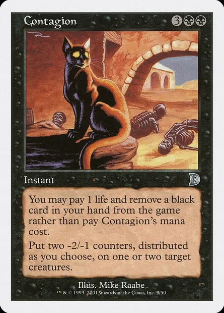 Contagion, Magic card DKM 2 — Deckmasters set