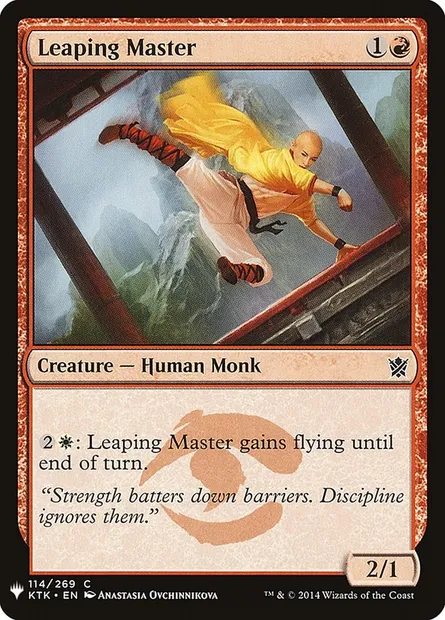 Leaping Master, Magic card PLST KTK-114 — The List set