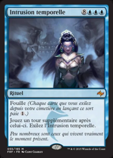 Intrusion temporelle, carte Magic FRF 55 — extension Destin reforgé