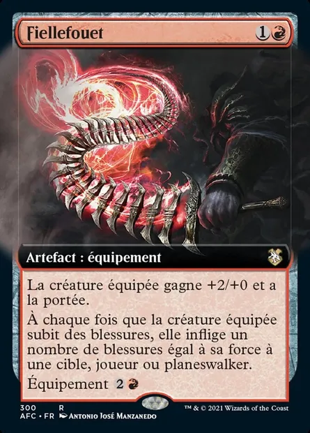 Fiellefouet, carte Magic AFC 300 — extension Forgotten Realms Commander