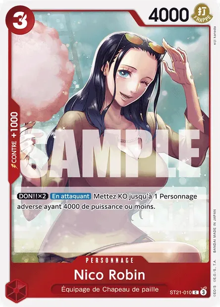 Nico Robin, carte One Piece ST21-010 — extension GEAR 5TH